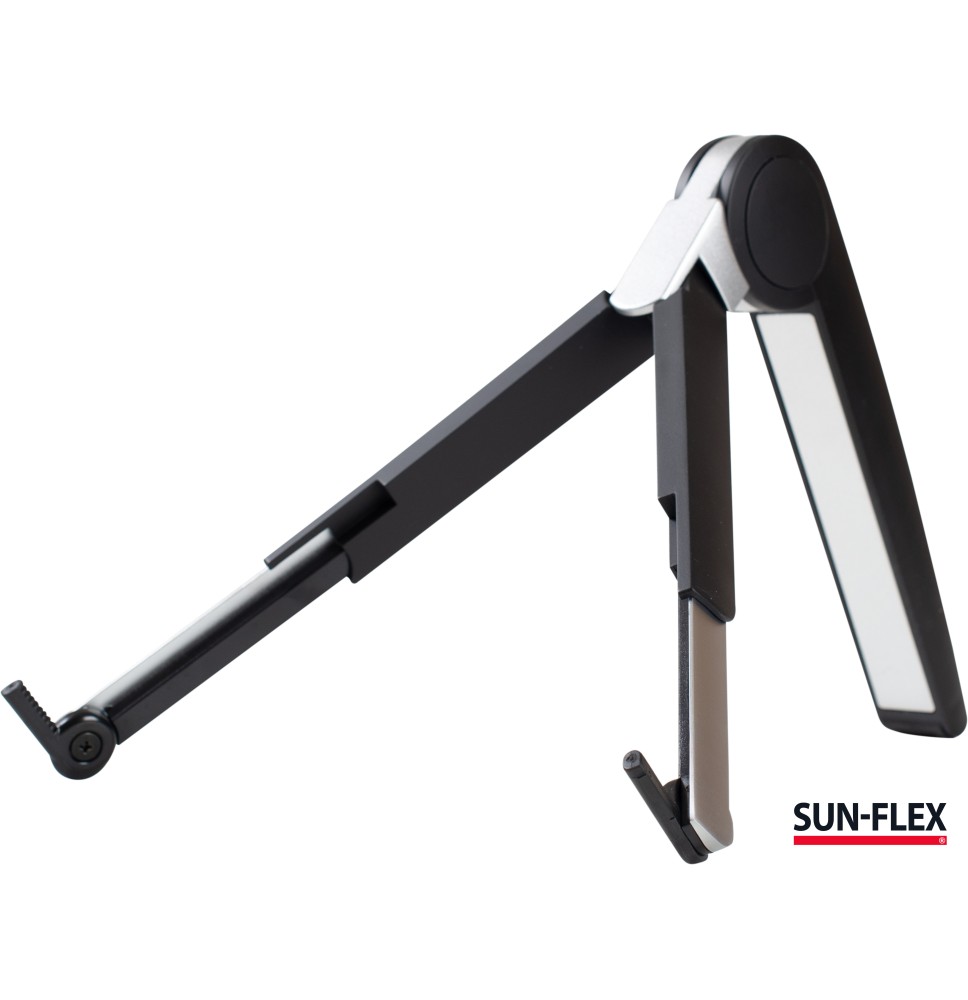 Nešiojamojo kompiuterio stovas SUN-FLEX®GRAVITY STAND, metalinis, juodos/sidabrinės spalvos