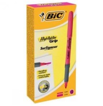 Bic Tekstas žymeklis Highlighter Flex, rožinis, pakuotėje 12 vnt. 494879