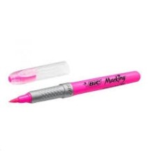 Bic Tekstas žymeklis Highlighter Flex, rožinis, pakuotėje 12 vnt. 494879