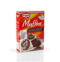 Miltinis mišinys šokoladiniams keksiukams (su apelsinų žievelėmis) DR OETKER, 335 g