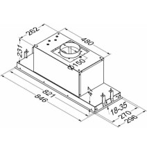 Įmontuojamas gartraukis NOVY 829