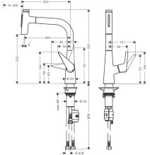 Maišytuvas Hansgrohe Talis Select M51 72824800