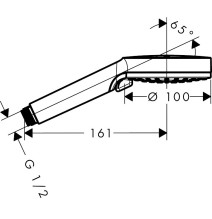 Rankinis dušas Hansgrohe Crometta 26330400