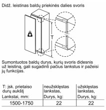 Įmontuojamas šaldytuvas Bosch KIF81HOD0