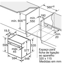 Įmontuojama orkaitė Siemens HB676G0W1