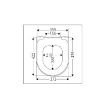 WC sėdynė su dangčiu Villeroy ampBoch Softclose Architectura 98M9C101