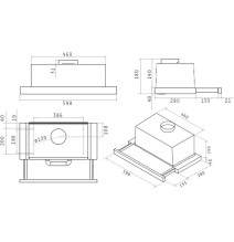 Gartraukis ELICA TT14 LUX BL/A/60, PRF0201276