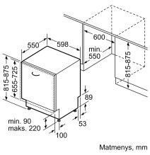 Įmontuojama indaplovė Bosch SMV2ITX09E