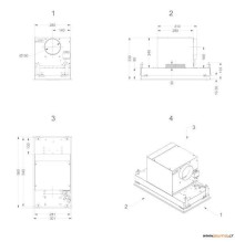 Įmontuojamas gartraukis NOVY 811 Mini Pure line