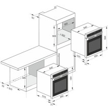 Įmontuojama dujinė orkaitė Kaiser EG 6374 Sp