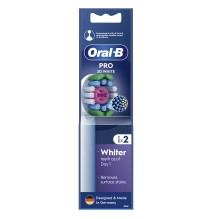 Dantų šepetėlio galvutė Oral-B EB18-2 pRX 3D White 2 vnt