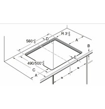 Įmontuojama indukcinė kaitlentė Bosch PVS775HC1E