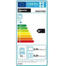 Įmontuojama orkaitė Neff B5ACJ7AG3