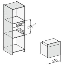 Įmontuojama orkaitė Miele H 7860 BPX OBSW