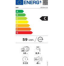 Įmontuojama indaplovė Neff S855EKX33E