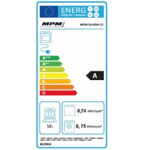 Retro dujinė viryklė su elektrine orkaite MPM-54-KRM-13