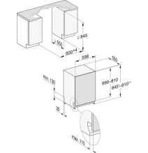 Įmontuojama indaplovė Miele G 7180 SCVi AutoDos, 12440220