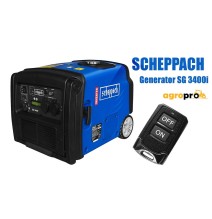 Inverterinis generatorius Scheppach SG 3400i + nuotolinis valdymas, 5906217901 ampSCHEP