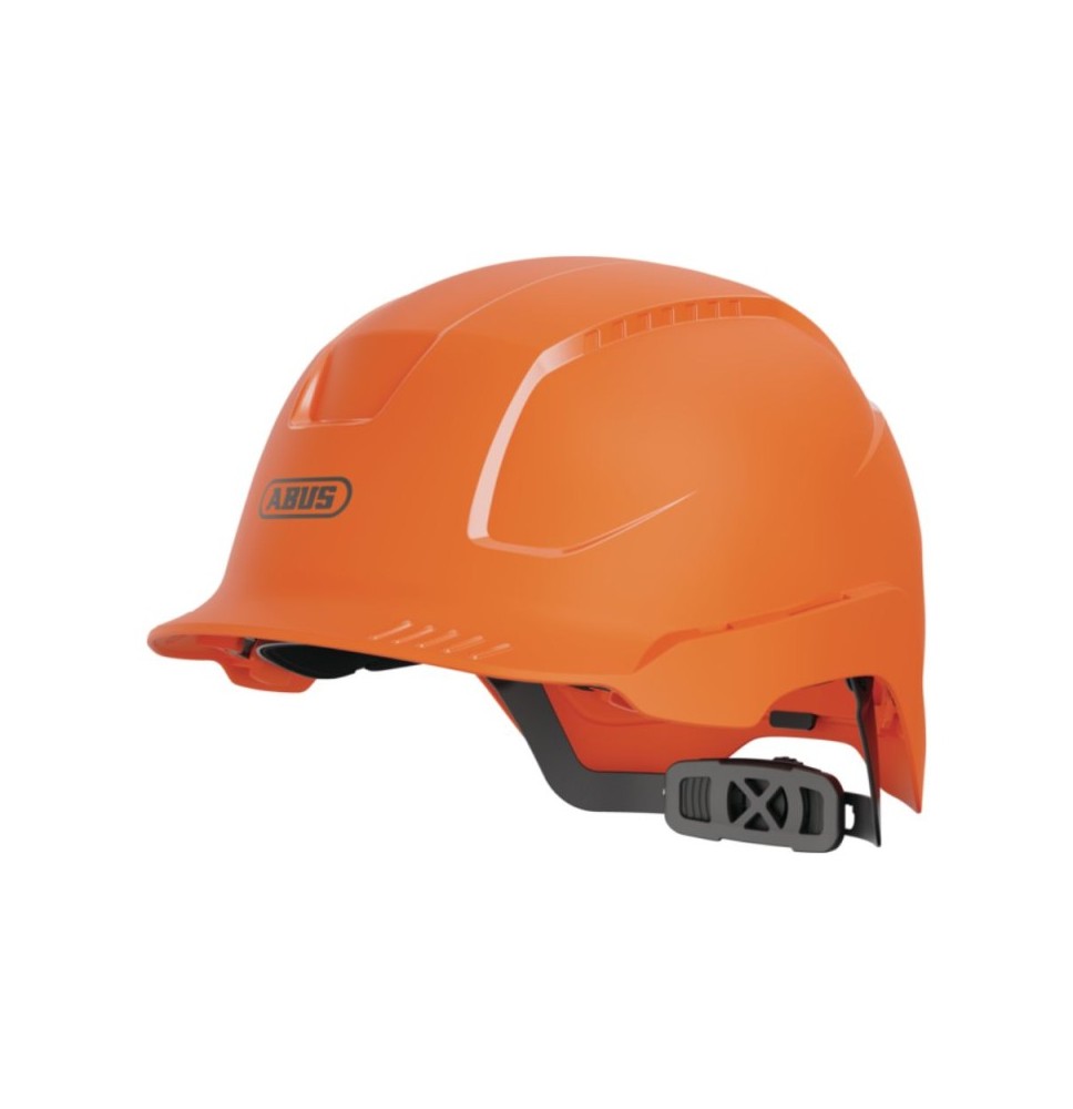 Neventiliuojamas apsauginis šalmas ABUS Scator-E 53-63cm, oranžinis