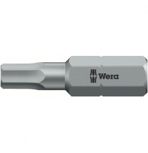 Atsuktuvo antgalis WERA 840/1 Z Hex-Plus BO 5/32" x 25 mm