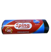 Šiukšlių maišai SPINO, HDPE, 20L,