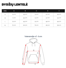 Moteriškas pilkas džemperis Broken