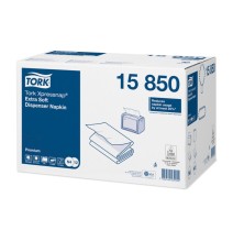 Servetėlės TORK Premium N4 21.6 x 16.5 cm, dviejų sluoksnių, 1000 vnt, baltos