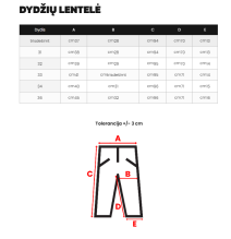 Vyriški šviesiai mėlyni džinsai Karum