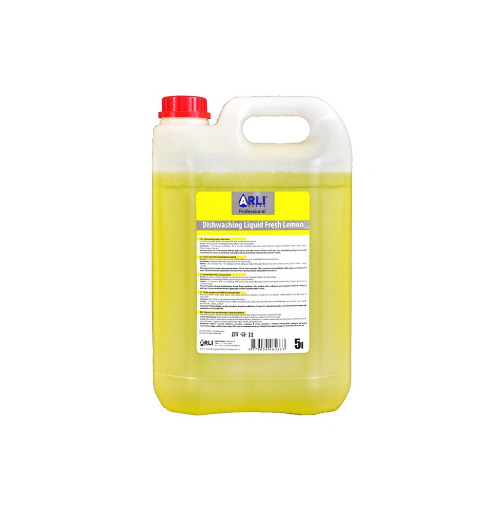 Indų ploviklis ARLI CLEAN, citrinų kvapo, 5 l