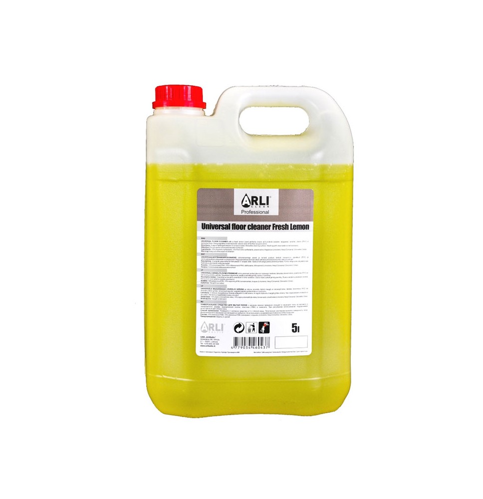 Grindų valiklis ARLI CLEAN, lemon, 5 l