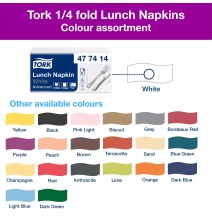 Servetėlės TORK SOFT LUNCH, 3 sl., 150 vnt., 33 x 32.6 cm, balta 477414