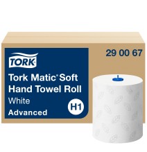 Popieriniai rankšluosčiai TORK ADVANCED H1, 290067,  2 sl., 21 cm x 150 m, balta sp.