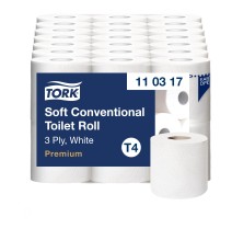 Tualetinis popierius TORK PREMIUM EXTRA SOFT T4, 110317,  9.9cmx34.72m, 3 sl., 6 vnt./pak.