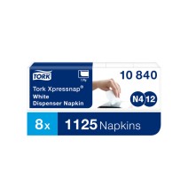 Stalo servetėlės TORK UNIVERSAL N4, 10840, balta sp., 21.6x33cm, 5 vnt./pak.