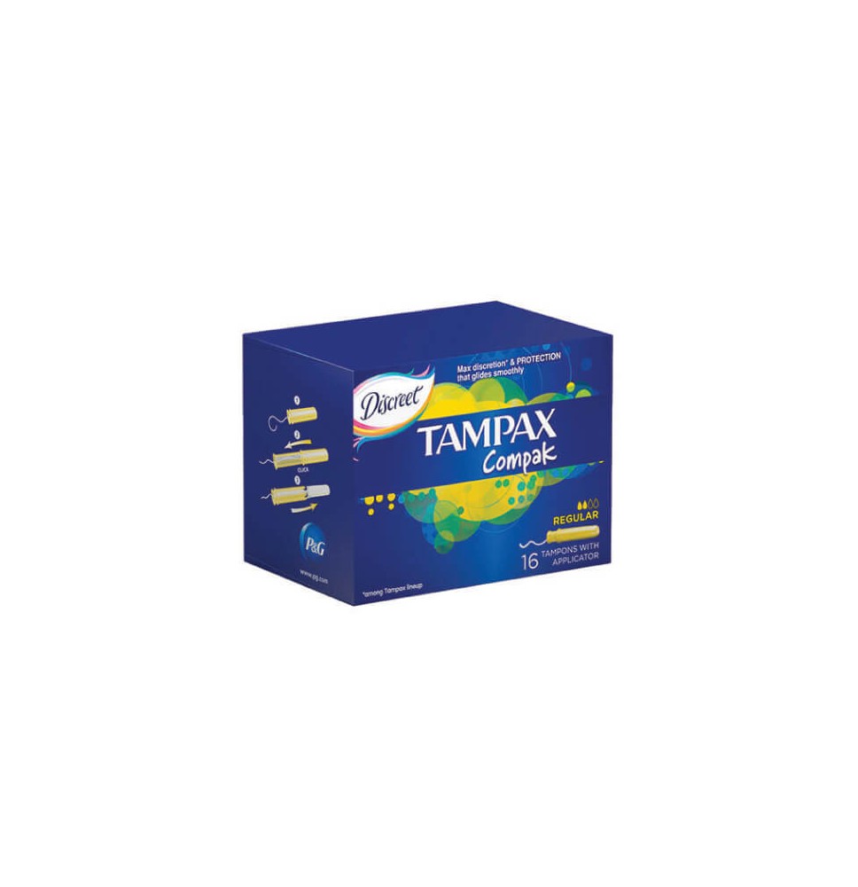 Tamponai TAMPAX Compak Regular, 16 vnt.