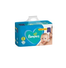 Sauskelnės PAMPERS New Baby, Small pack 2 dydis +, 4-8kg, 43 vnt.