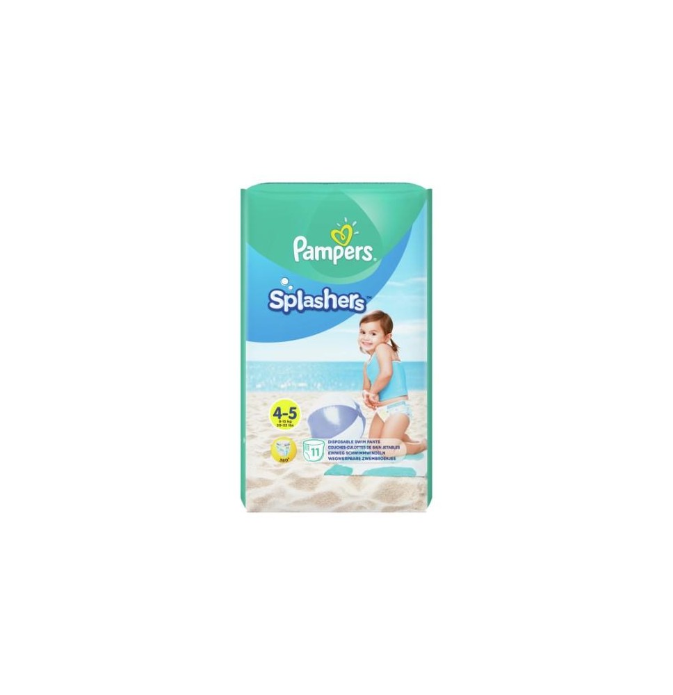 Sauskelnės PAMPERS Pants Splashers, 4 dydis 9 - 15 kg, 11 vnt.