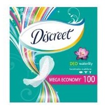 Higieniniai įklotai DISCREET Water Lily, 100 vnt.