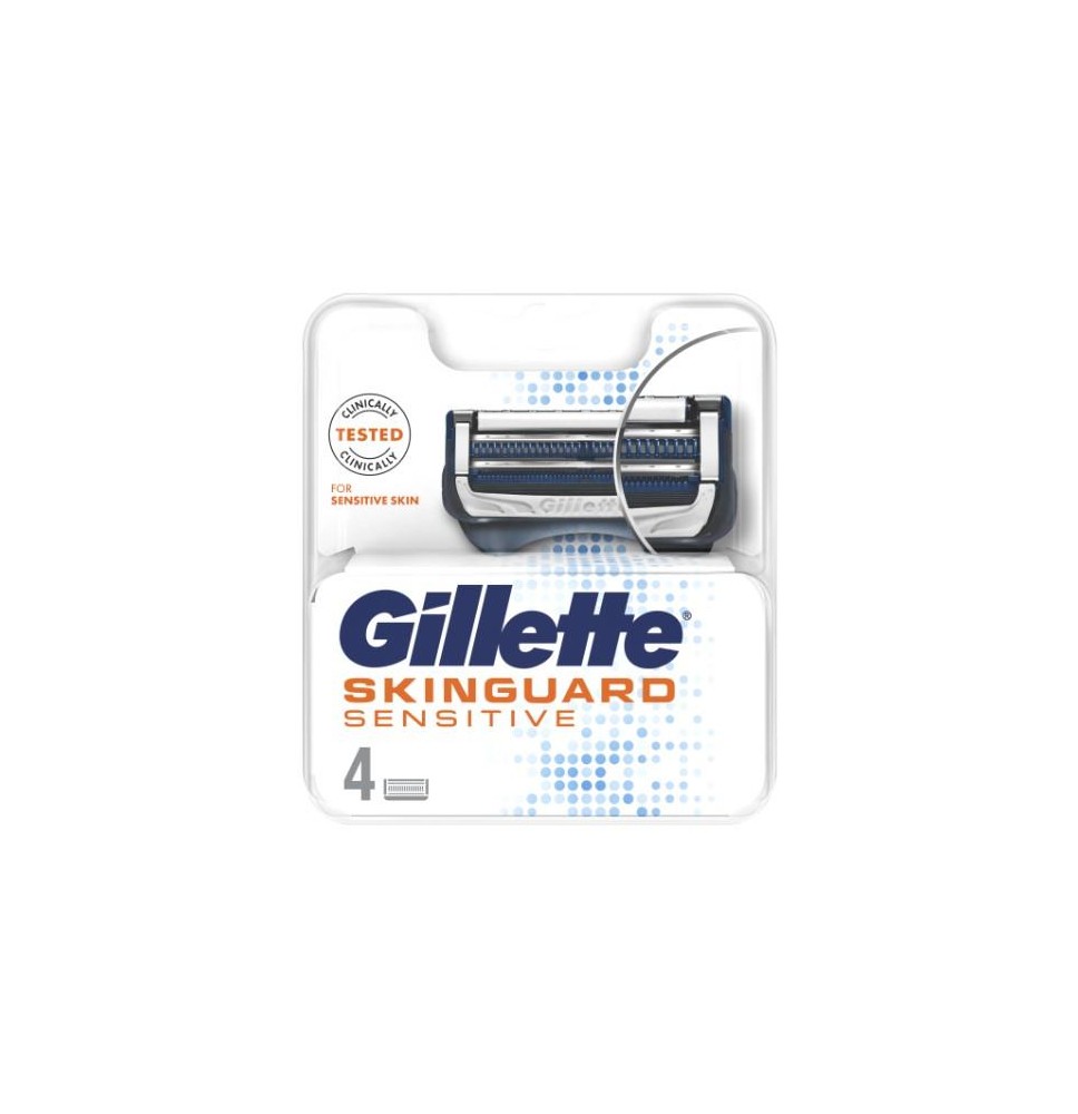 Skustuvo galvutės Gillette Skinguard, 4 vnt.