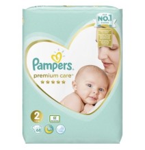 Sauskelnės PAMPERS Premium Care, Value Pack 2 dydis, 68 vnt.