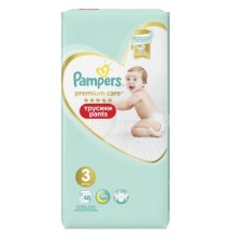 Sauskelnės PAMPERS Premium Pants, Value Pack,3 dydis, 48 vnt.