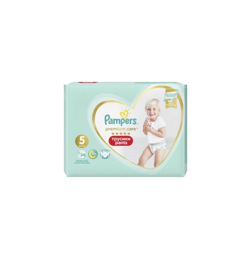 Sauskelnės PAMPERS Premium Pants, Value Pack,5 dydis, 34 vnt.