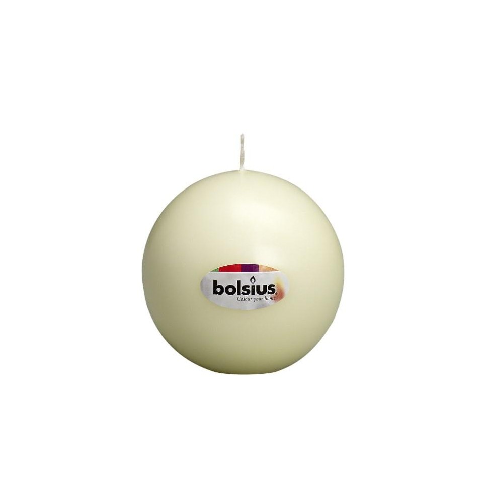 Žvakė - burbulas BALL, kreminė, D 7 cm, 16 h, vnt