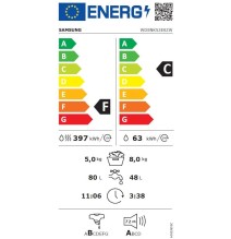 Skalbimo mašina su džiovinimo funkcija Samsung WD8NK52E0ZW/LE