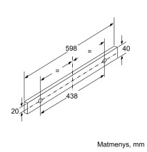 Įmontuojamas gartraukis Bosch DFT63AC50