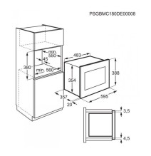 Įmontuojama mikrobangų krosnelė Electrolux LMS4253TMK