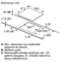 Kaitlentė BOSCH PKE645BB2E