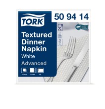 Servetėlės TORK Textured, 509414, 2 sl., 50 vnt., balta