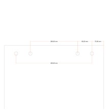 Konferencijų bloknotas SMLT, 594 x 840 mm, 20 lapų, langeliais