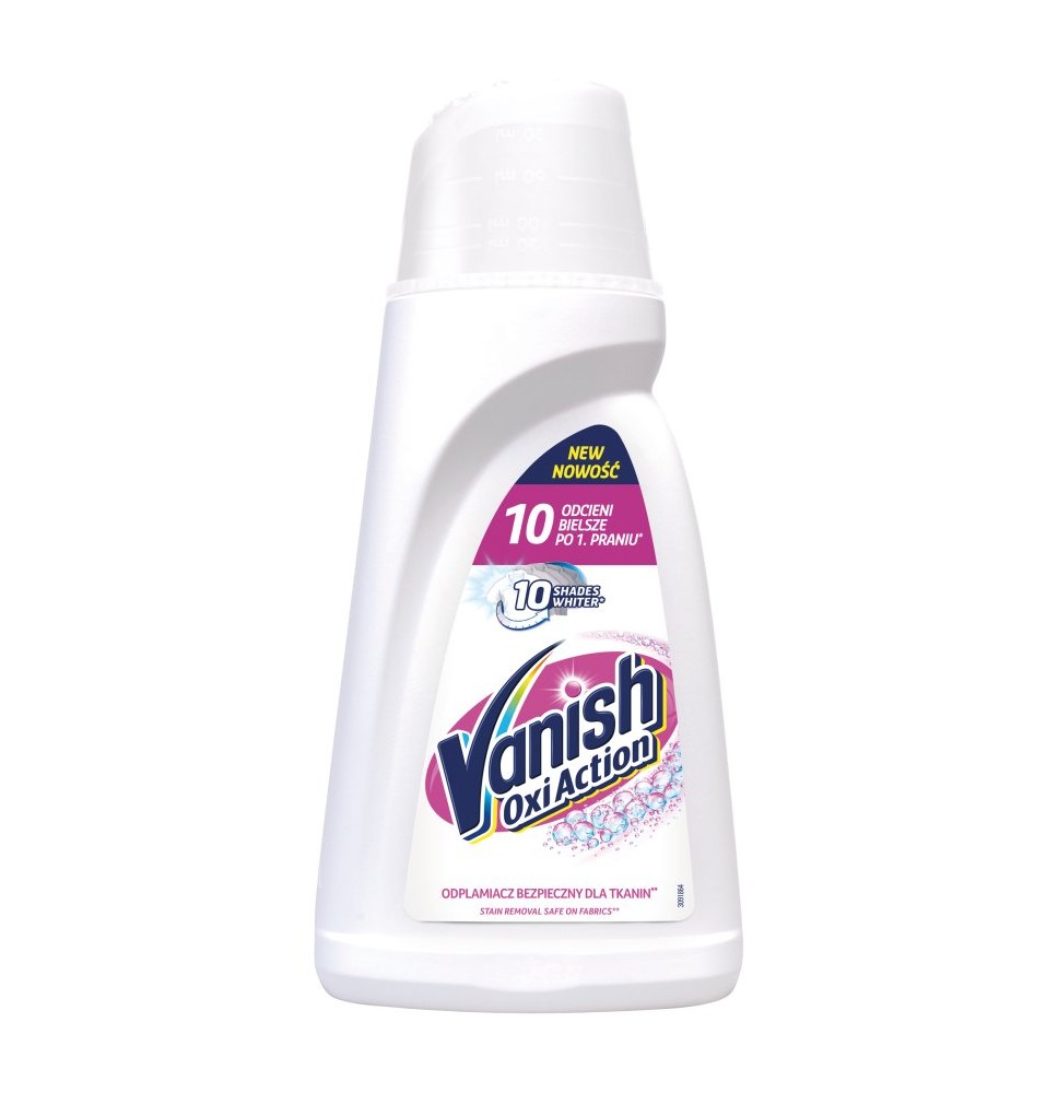 Gelis dėmėms šalinti VANISH Oxi Action White, 1 l